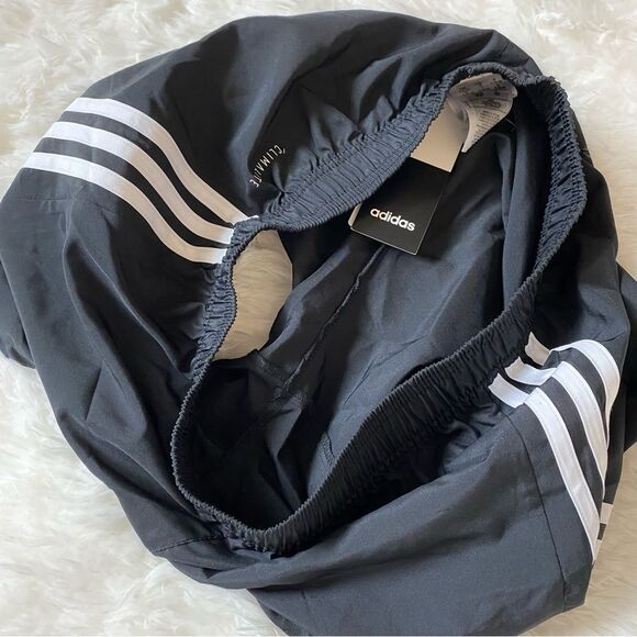 Adidas Women's Black Athletic Three Stripe Climalite Shorts - Picture 6 of 6